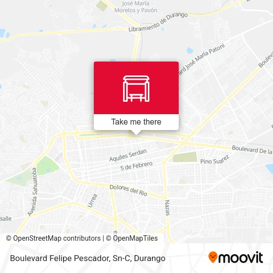 Mapa de Boulevard Felipe Pescador, Sn-C