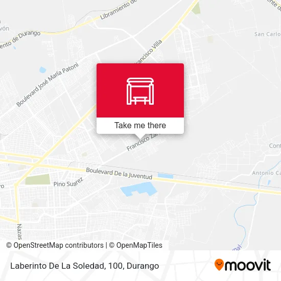 Mapa de Laberinto De La Soledad, 100
