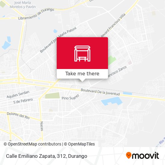 Calle Emiliano Zapata, 312 map
