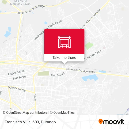 Mapa de Francisco Villa, 603