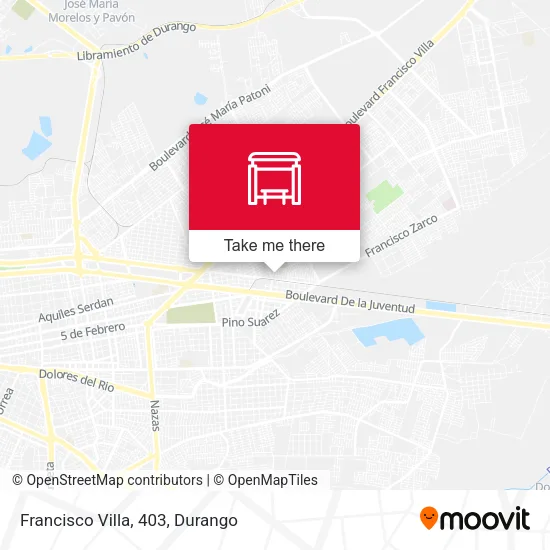 Mapa de Francisco Villa, 403