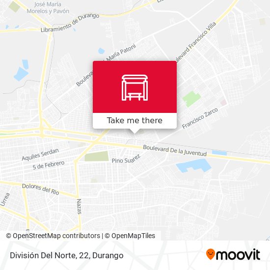División Del Norte, 22 map