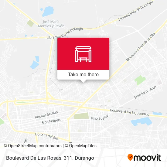 Mapa de Boulevard De Las Rosas, 311
