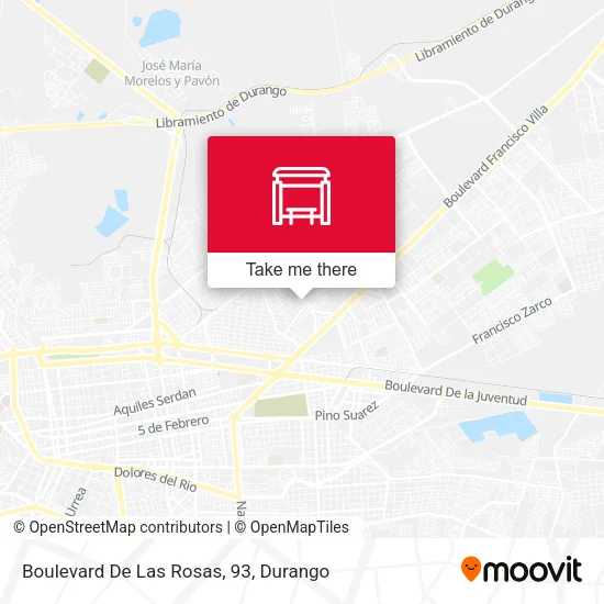 Mapa de Boulevard De Las Rosas, 93
