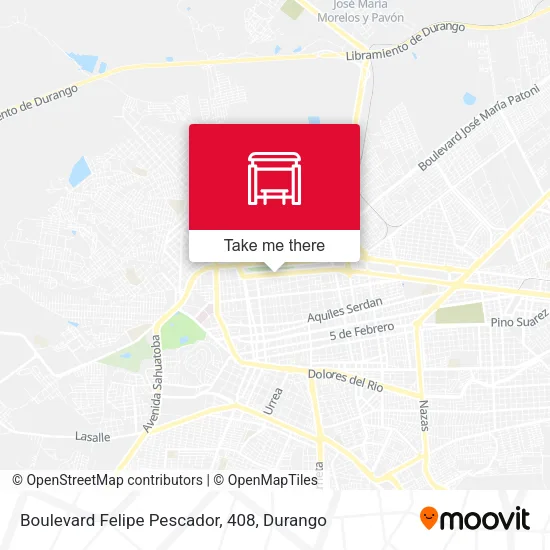 Mapa de Boulevard Felipe Pescador, 408