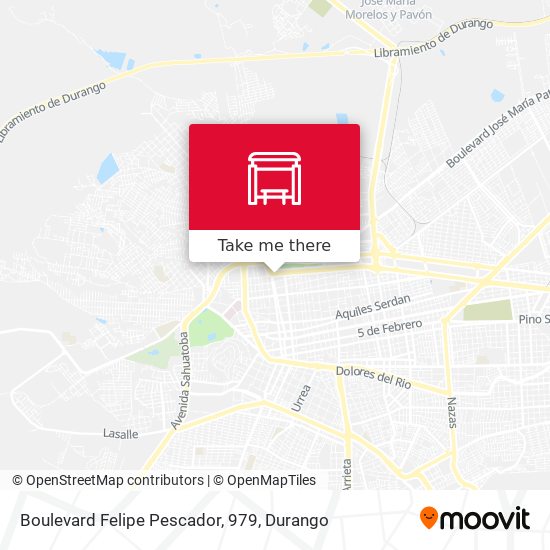 Mapa de Boulevard Felipe Pescador, 979
