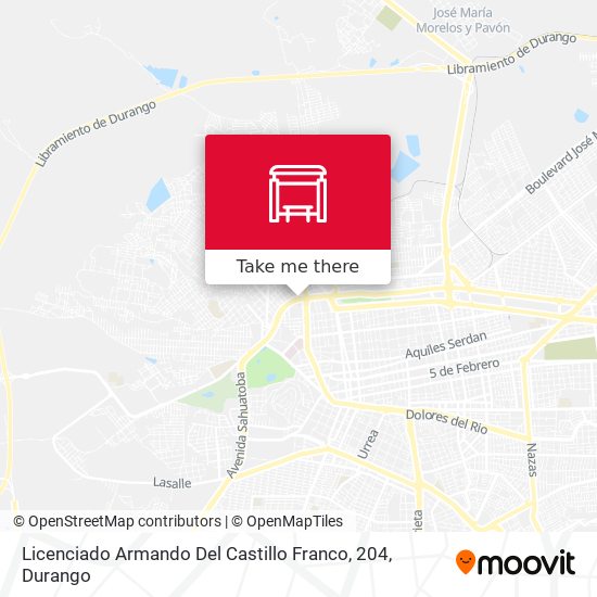 Mapa de Licenciado Armando Del Castillo Franco, 204