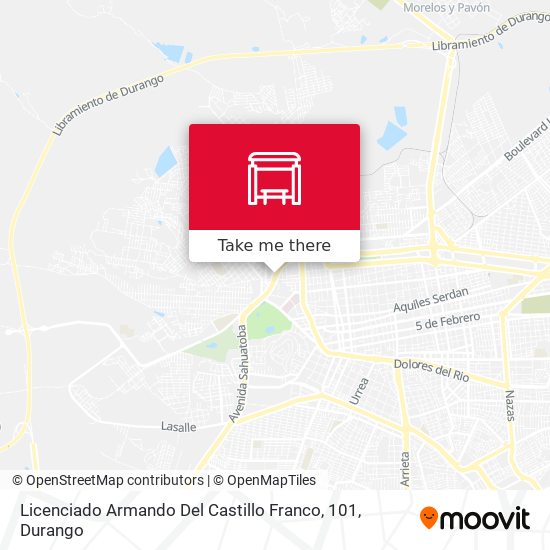 Mapa de Licenciado Armando Del Castillo Franco, 101