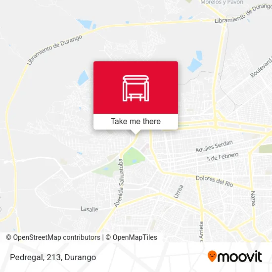 Pedregal, 213 map