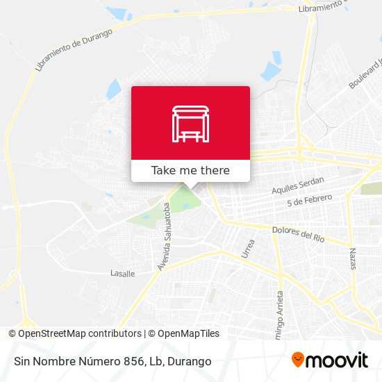 Sin Nombre Número 856, Lb map