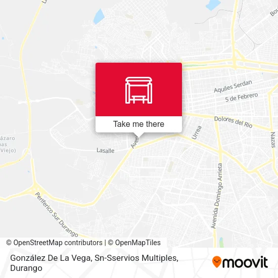 Mapa de González De La Vega, Sn-Sservios Multiples