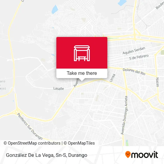 Mapa de González De La Vega, Sn-S