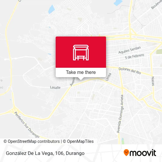 Mapa de González De La Vega, 106
