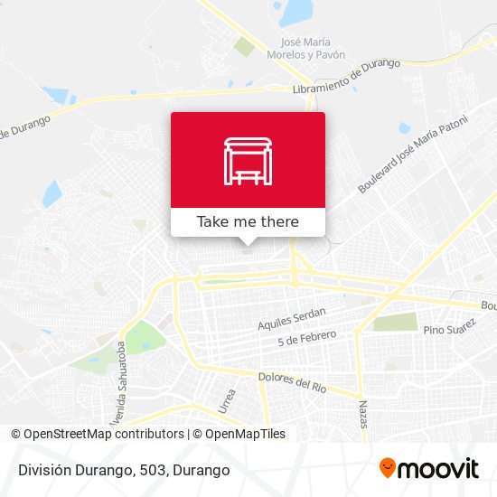 División Durango, 503 map