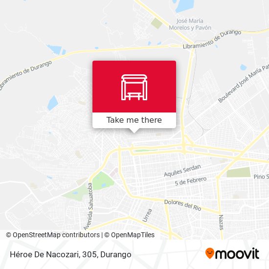 Héroe De Nacozari, 305 map