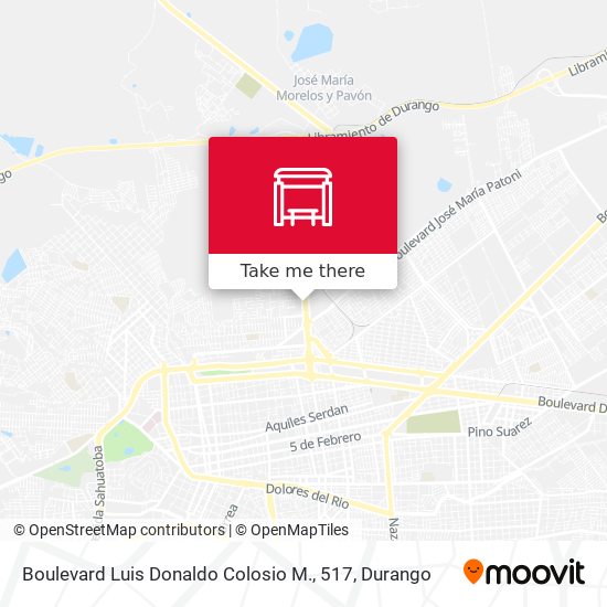 Mapa de Boulevard Luis Donaldo Colosio M., 517