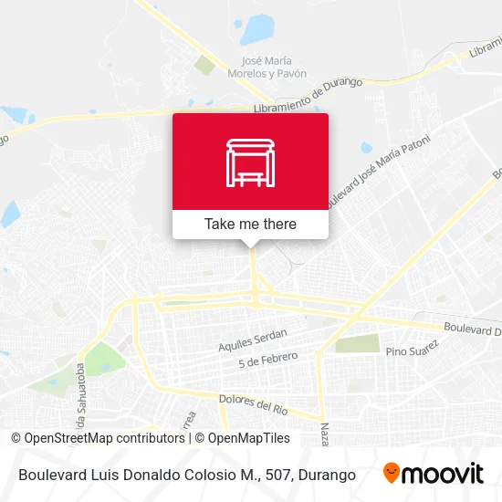 Mapa de Boulevard Luis Donaldo Colosio M., 507