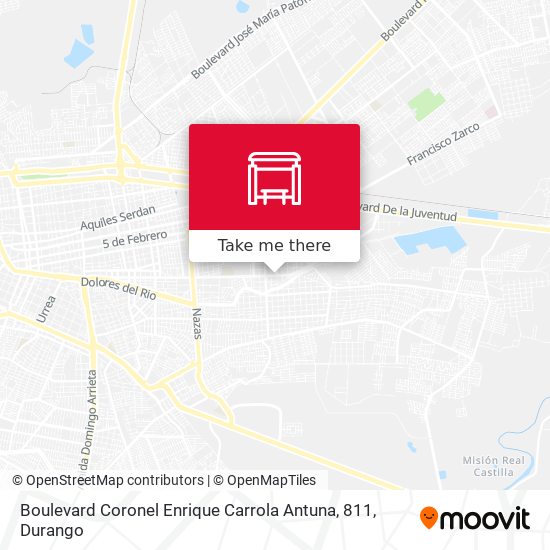 Mapa de Boulevard Coronel Enrique Carrola Antuna, 811