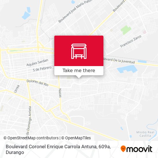 Boulevard Coronel Enrique Carrola Antuna, 609a map