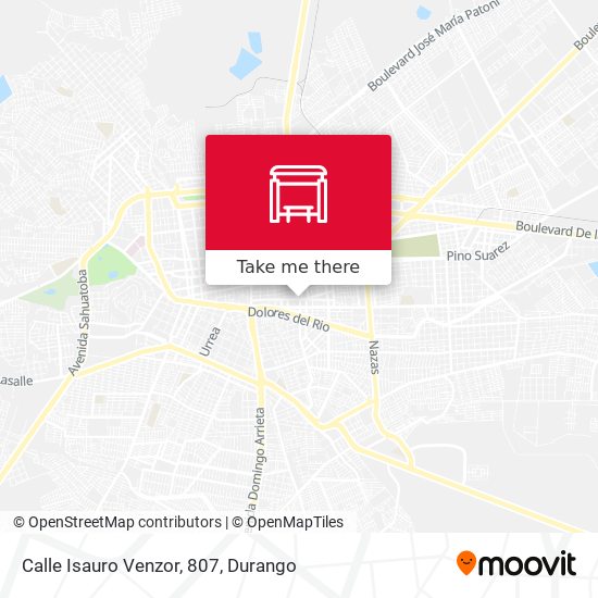 Calle Isauro Venzor, 807 map