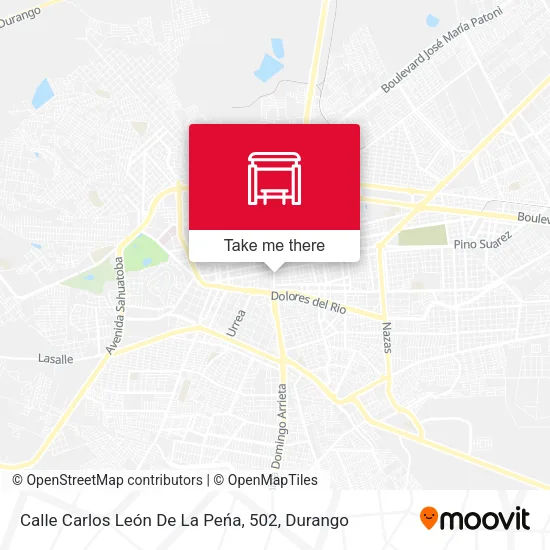 Mapa de Calle Carlos León De La Peńa, 502