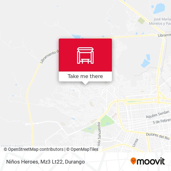Mapa de Niños Heroes, Mz3 Lt22