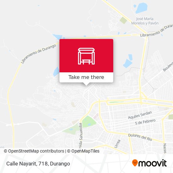 Mapa de Calle Nayarit, 718