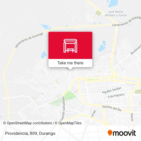 Providencia, 809 map