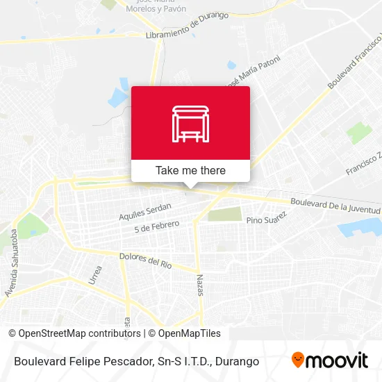 Mapa de Boulevard Felipe Pescador, Sn-S I.T.D.