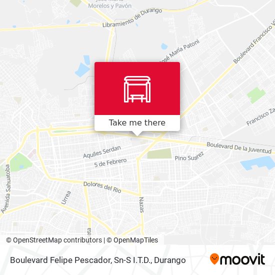 Mapa de Boulevard Felipe Pescador, Sn-S I.T.D.