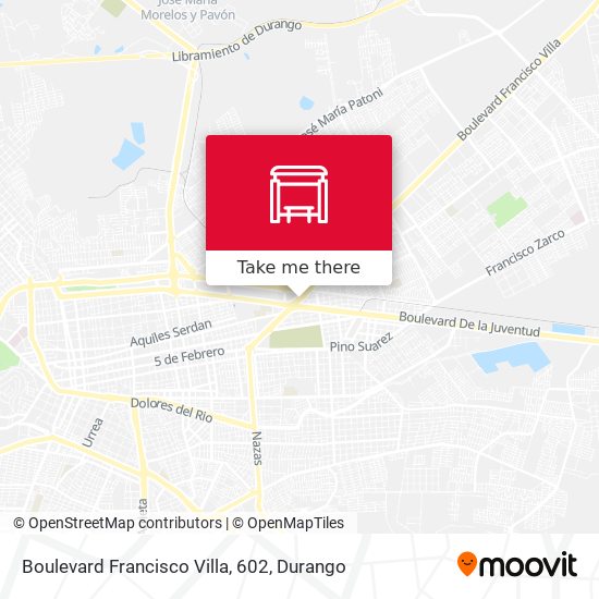 Boulevard Francisco Villa, 602 map
