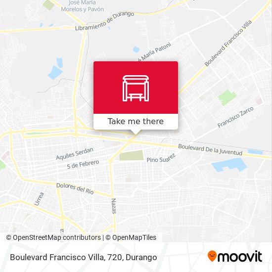 Boulevard Francisco Villa, 720 map