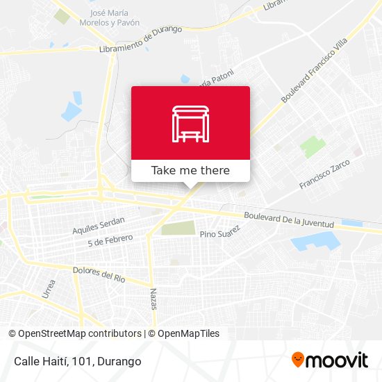 Mapa de Calle Haití, 101