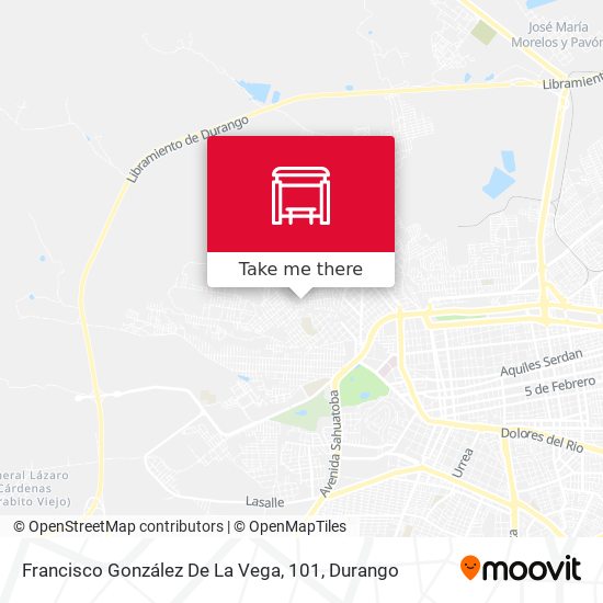 Francisco González De La Vega, 101 map