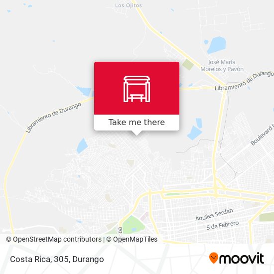 Mapa de Costa Rica, 305