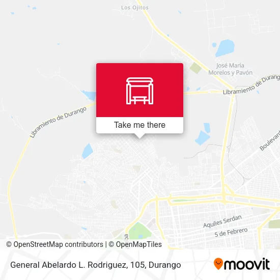 Mapa de General Abelardo L. Rodriguez, 105