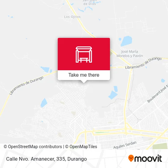 Mapa de Calle Nvo. Amanecer, 335