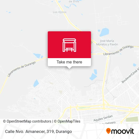 Mapa de Calle Nvo. Amanecer, 319