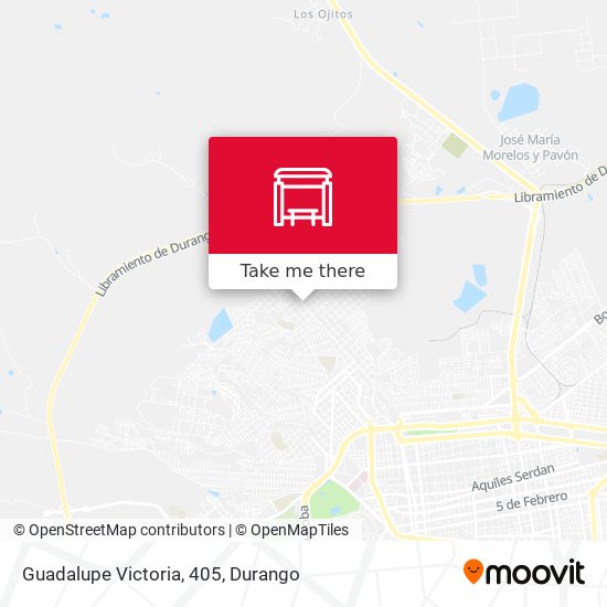 Mapa de Guadalupe Victoria, 405