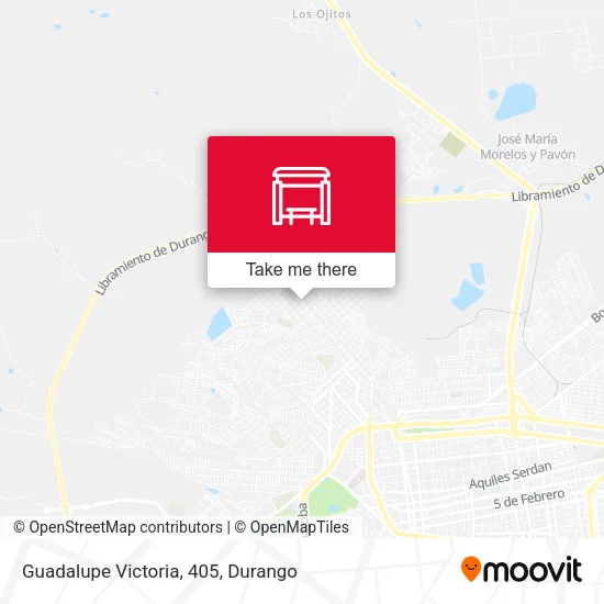 Mapa de Guadalupe Victoria, 405