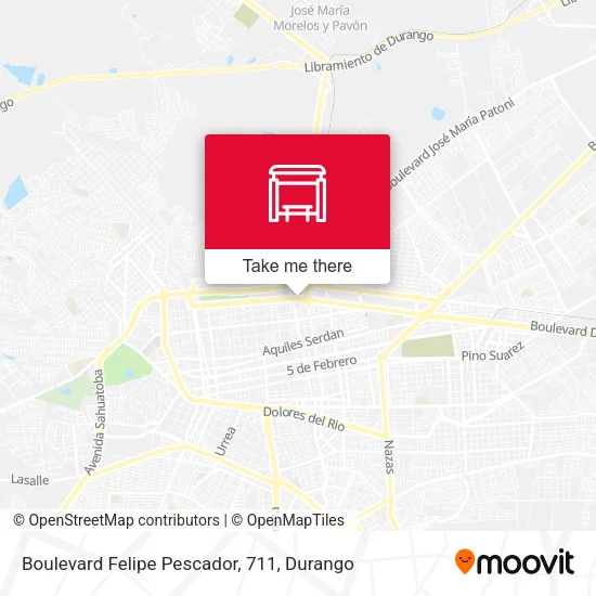 Mapa de Boulevard Felipe Pescador, 711