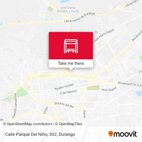 Mapa de Calle Parque Del Niño, 302