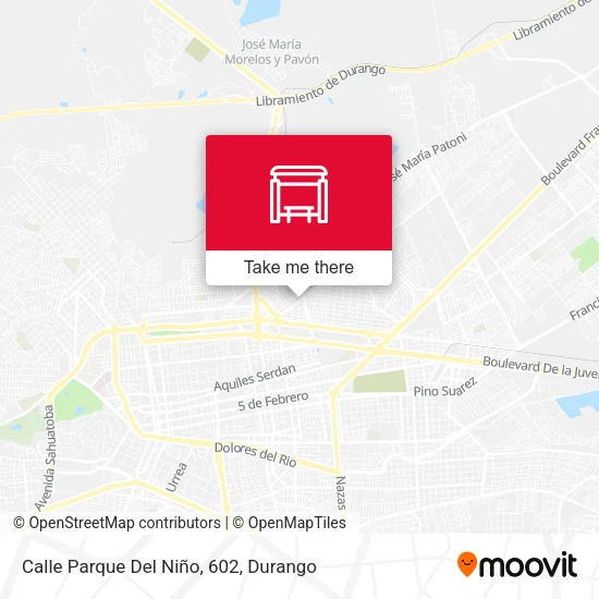 Mapa de Calle Parque Del Niño, 602