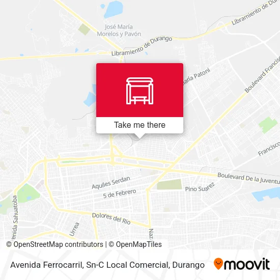 Mapa de Avenida Ferrocarril, Sn-C Local Comercial
