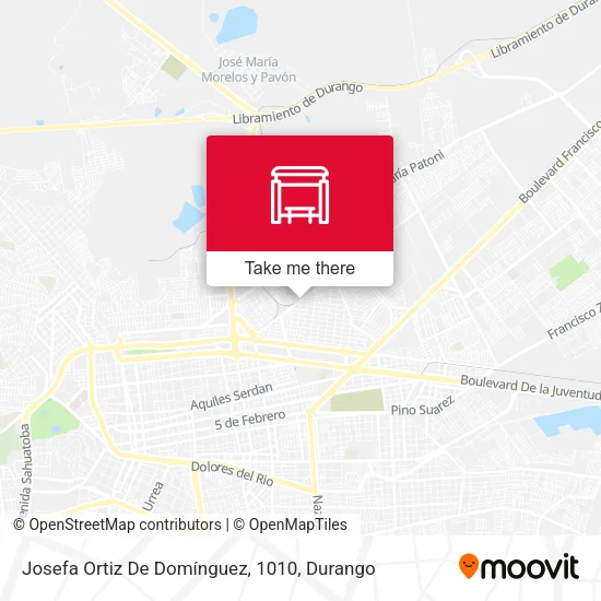 Mapa de Josefa Ortiz De Domínguez, 1010