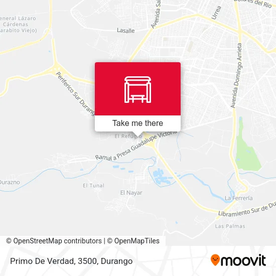 Mapa de Primo De Verdad, 3500