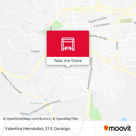 Valentina Hernández, 310 map