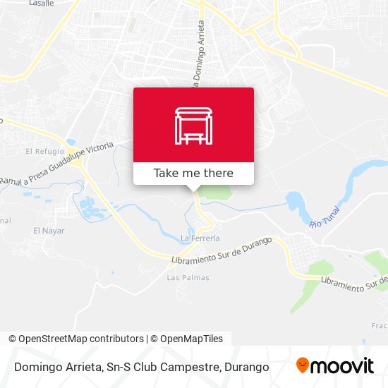 Mapa de Domingo Arrieta, Sn-S Club Campestre