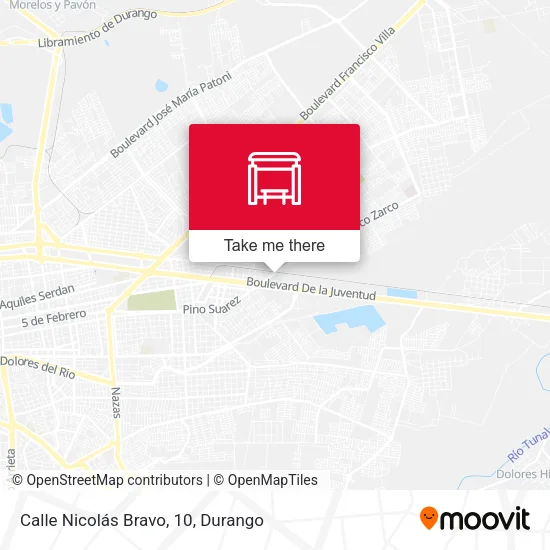Mapa de Calle Nicolás Bravo, 10