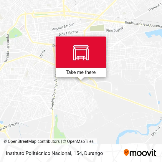 Mapa de Instituto Politécnico Nacional, 154